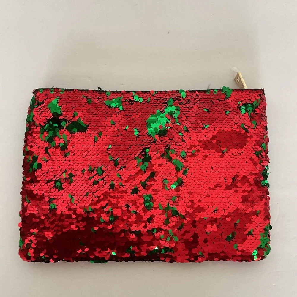 Nordstrom Reverse Sequin Holiday Clutch NWT